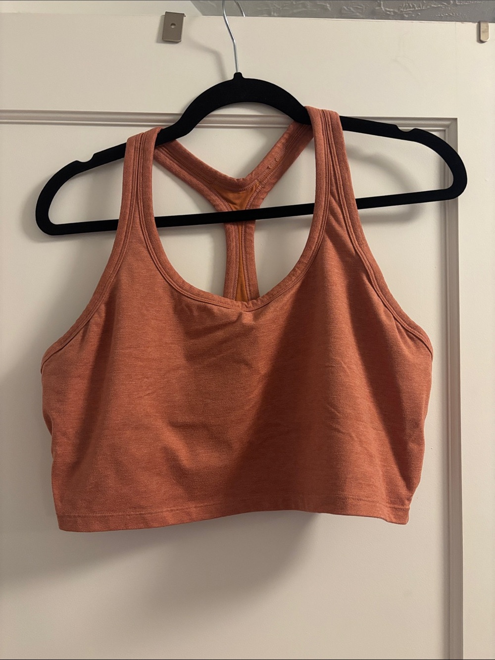 Prana Women's Racerback Crop Sports Bra - Terracotta